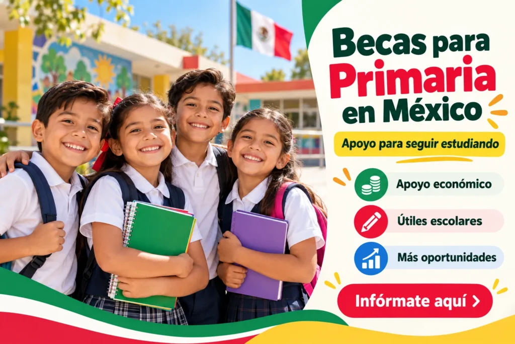 🧒🎒 Beca para Primaria en México 2026