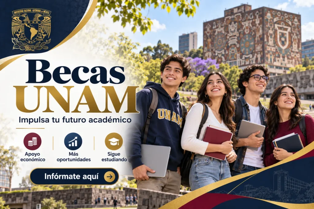 🎓📚 Becas UNAM 2026