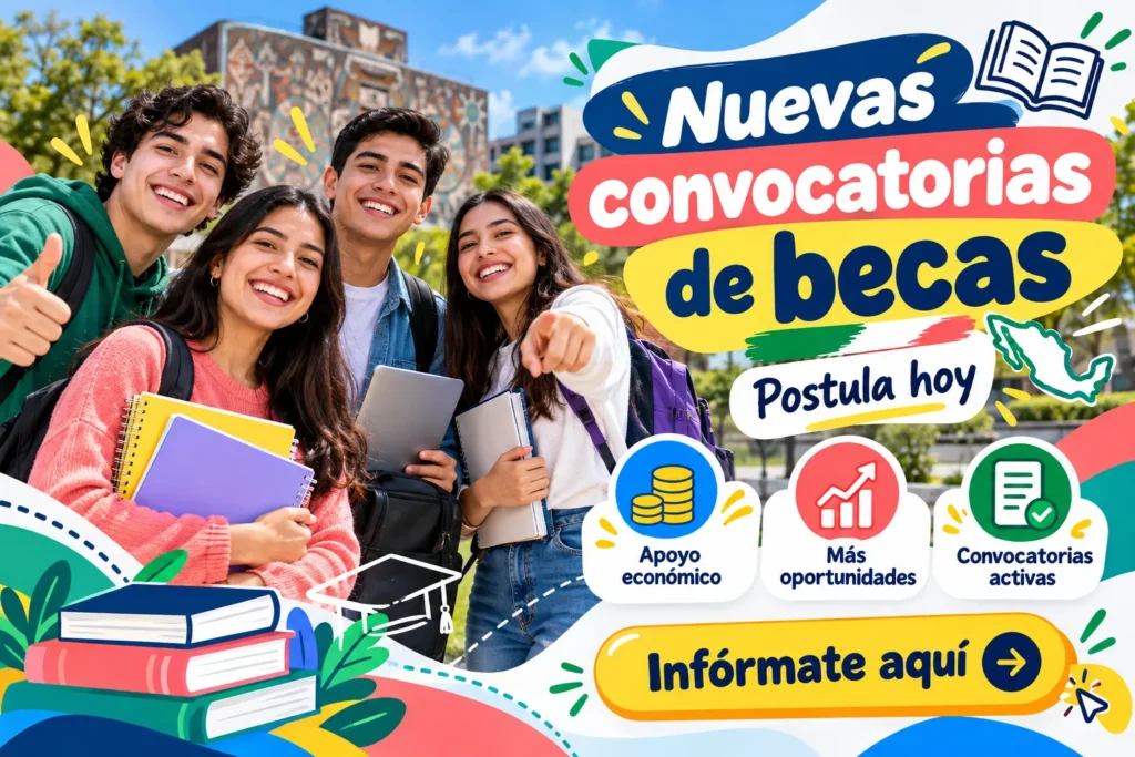 🎓📢 Nuevas Convocatorias de Becas en México 2026